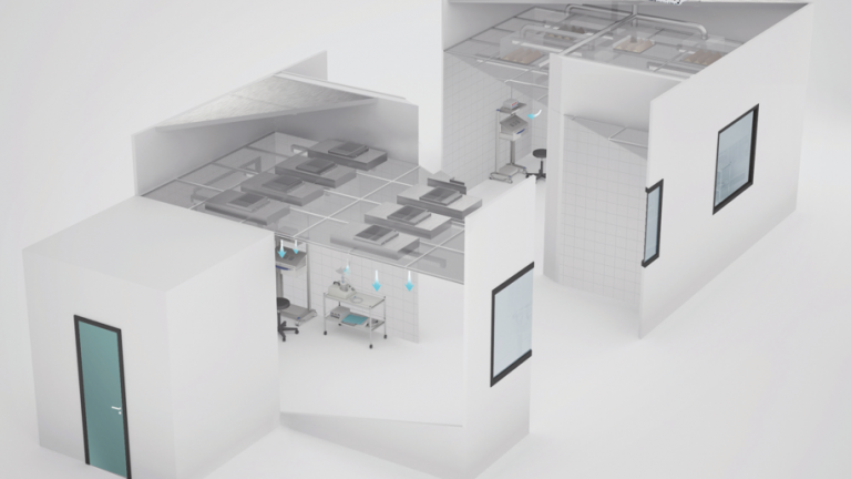 Salle Blanche laminaire Courtois